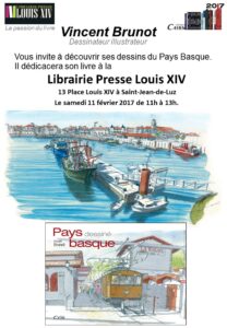 Séance de dédicace à Saint-Jean-de-Luz – Librairie Presse Louis XIV