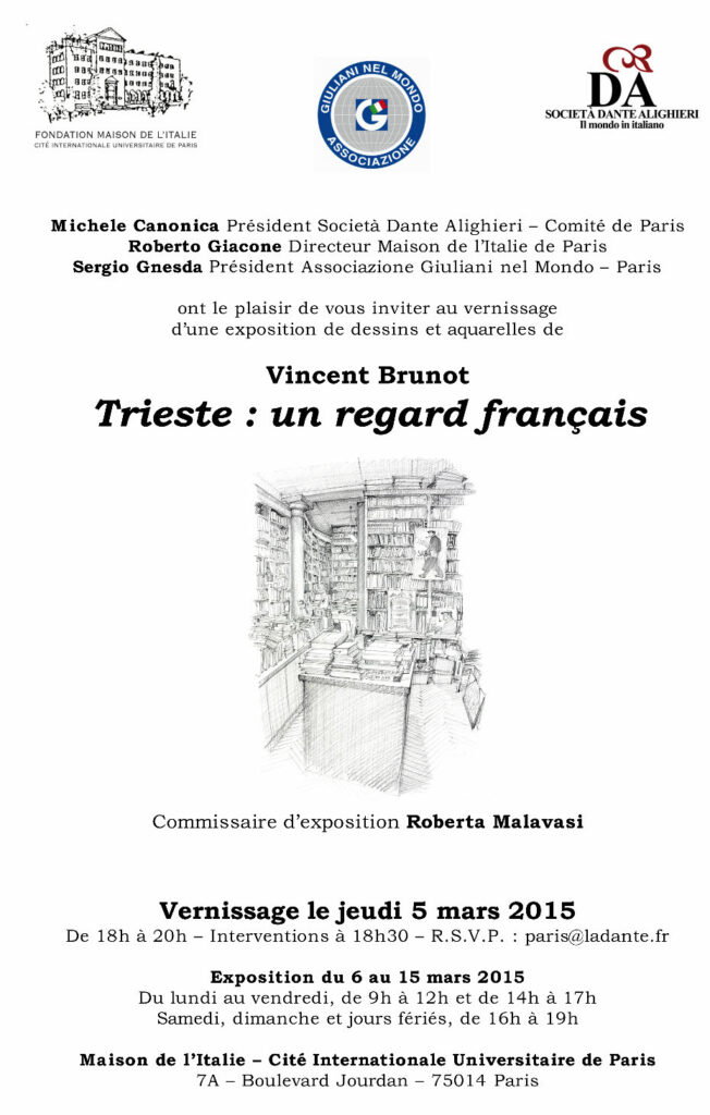 Exposition consacrée à Trieste à La Maison d&rsquo;Italie à Paris