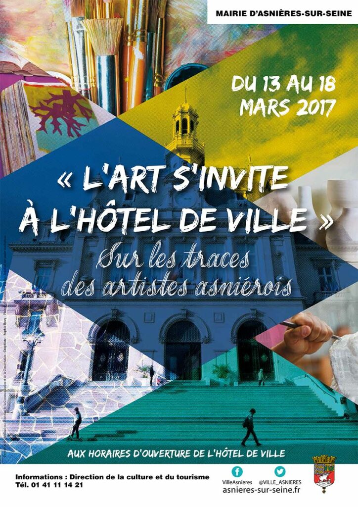 Exposition L art s invite a l hotel de ville