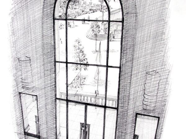 Place de la mairie vue du centre administratif